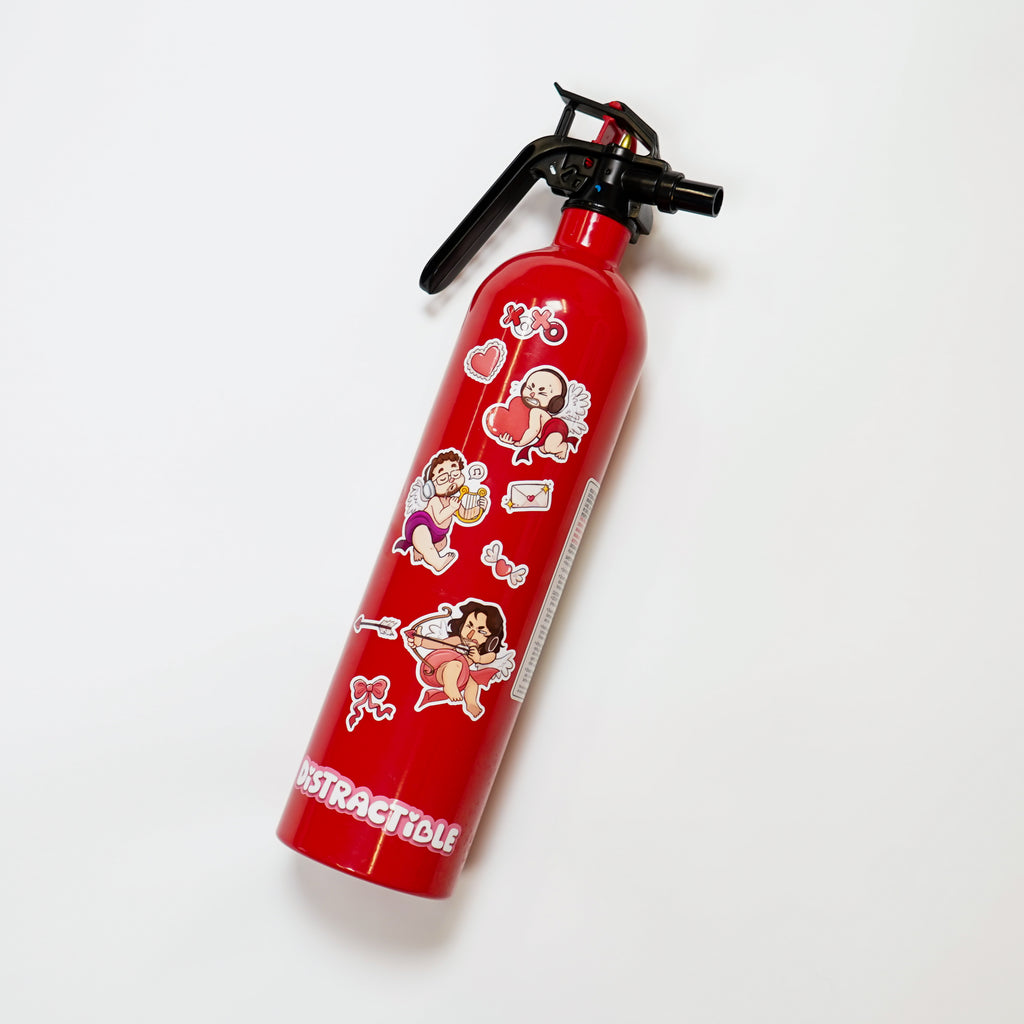 Distracted Cupids Sticker Sheet