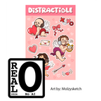 Distracted Cupids Sticker Sheet